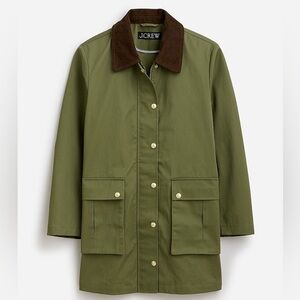 J. Crew Heritage Barn Jacket in waxed cotton twill NWT